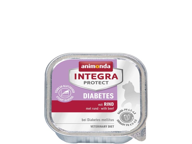ANIMONDA Integra Protect Diabetes for cats flavour: beef - 100g DLZANMKMK0026 – animonda Храна за котки