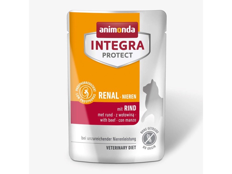 ANIMONDA Integra Protect Renal Nieren with Beef - Wet Food for Cats - 85g DLKANMKAM0053 – animonda Храна за котки