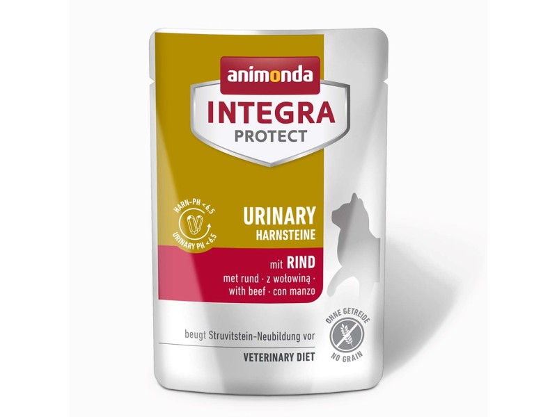 ANIMONDA Integra Protect Urinary Struvite with Beef - Wet Food for Cats - 85g DLKANMKAM0051 – animonda Храна за котки