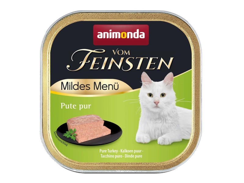 ANIMONDA Vom Feinsten Mildes Menu Pute pur - wet cat food - 100g DLZANMKMK0201 – animonda Храна за котки