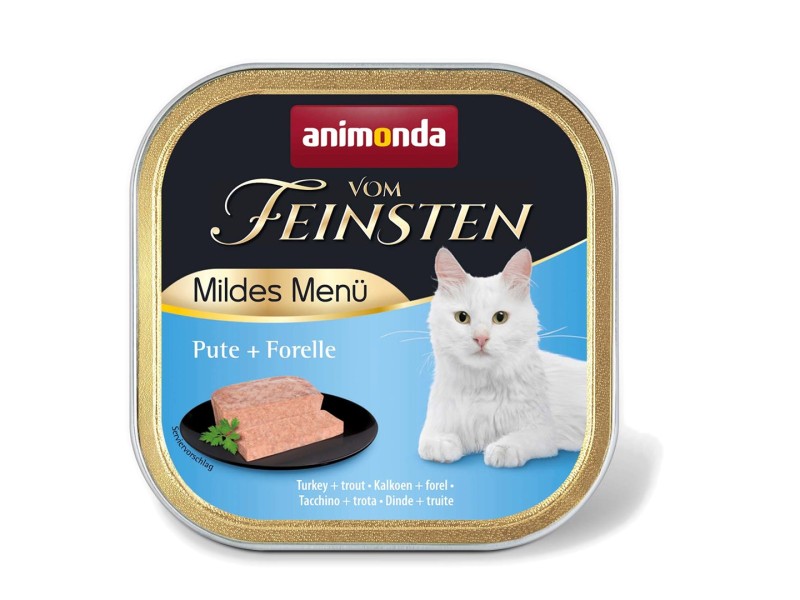 ANIMONDA Vom Feinsten Mildes Menu Turkey and trout  - wet cat food - 100g DLKANMKAM0067 – animonda Храна за котки