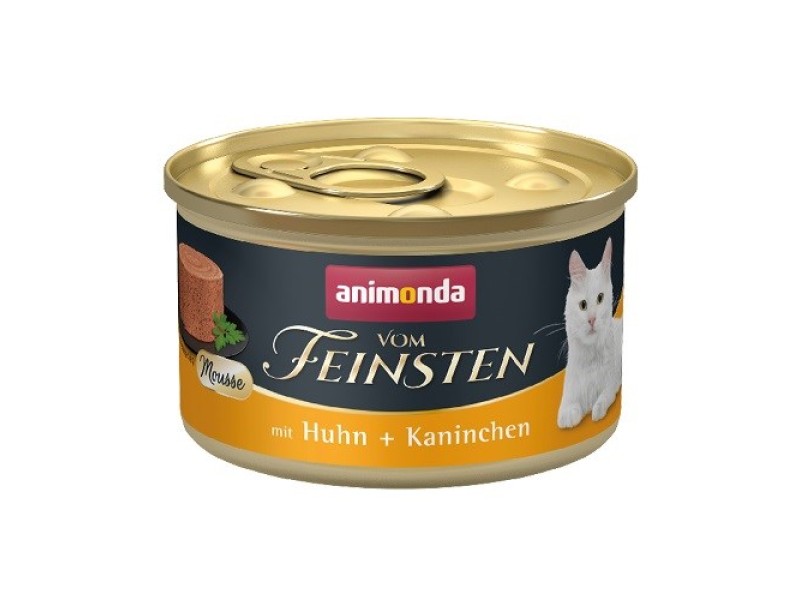 ANIMONDA Vom Feinsten Mousse Chicken and Rabbit - wet cat food - 85 g DLKANMKAM0018 – animonda Храна за котки