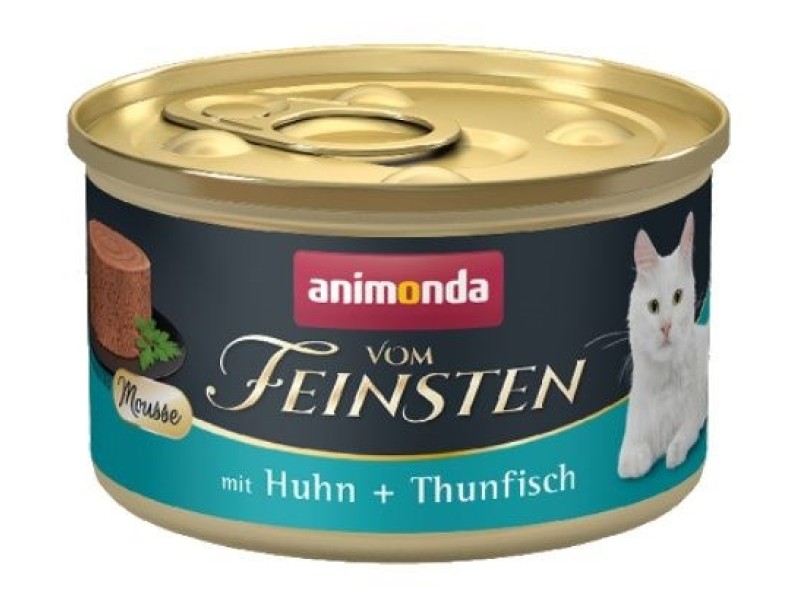 ANIMONDA Vom Feinsten Mousse Chicken and Tuna - wet cat food - 85 g DLKANMKAM0021 – animonda Храна за котки