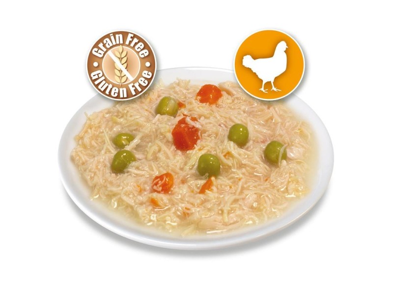 ARQUIVET Chicken in sauce with vegetables - wet cat food - 80g DLKARQKAM0011 – ARQUIVET Храна за котки
