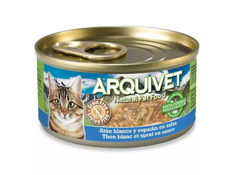 ARQUIVET Tuna and Sprats - wet cat food - can - 80 g DLKARQKAM0006 – ARQUIVET Храна за котки