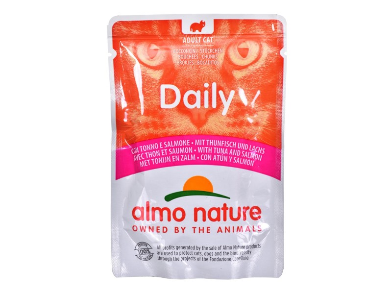 Almo Nature Daily Tuna with salmon 70 g DLZATUKMK0026 – almo nature Храна за котки