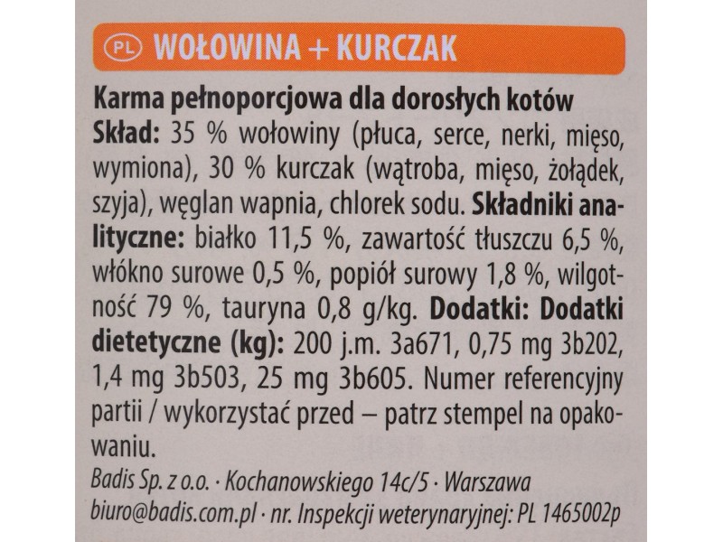 Animonda Carny Adult Beef with chicken 800 g DLZANMKMK0056 – animonda Храна за котки