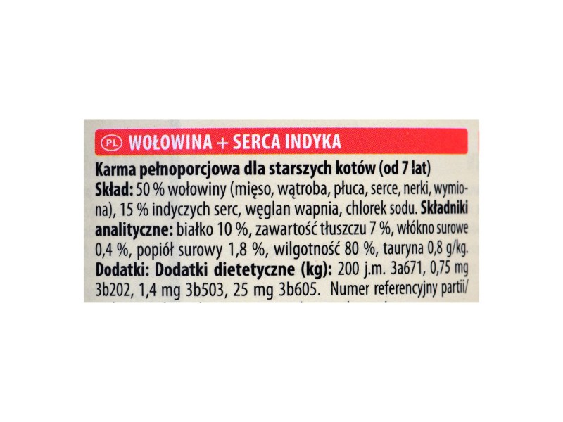 Animonda Carny Senior Beef and turkey hearts 200 g DLZANMKMK0076 – animonda Храна за котки