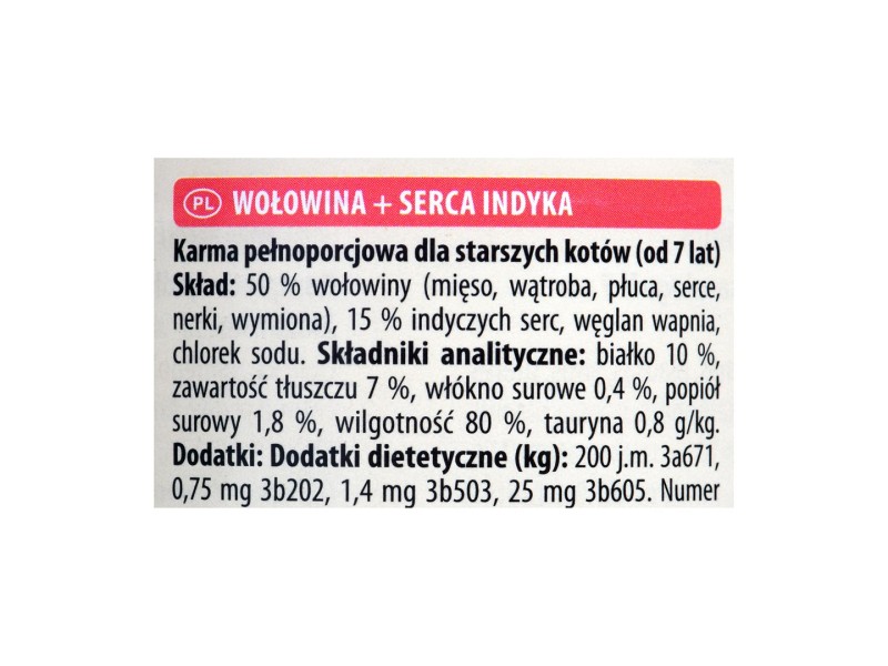 Animonda Carny Senior Beef and turkey hearts 400 g DLZANMKMK0075 – animonda Храна за котки