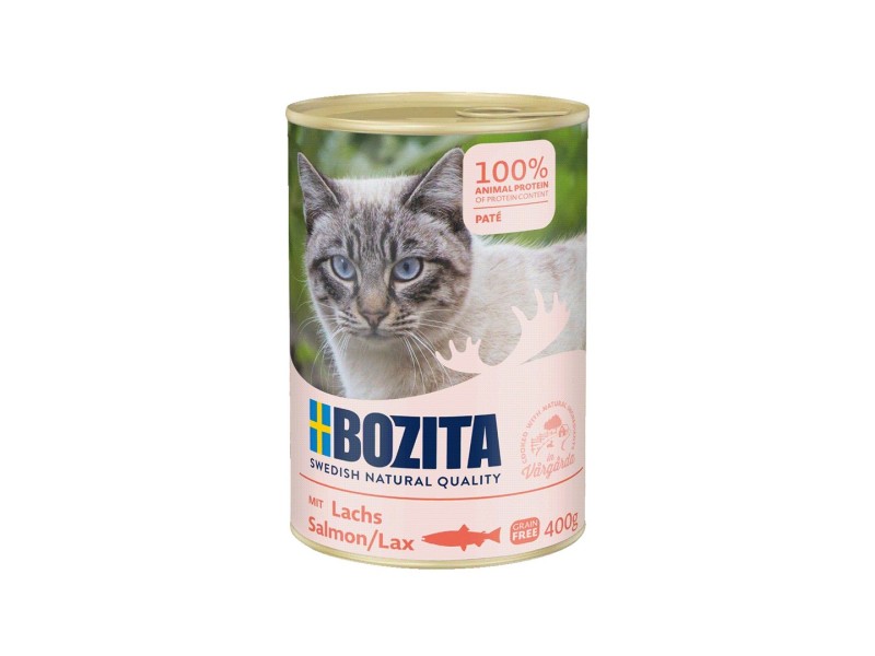 BOZITA Salmon Pate - wet cat food - 400g DLKBZTKAM0006 – BOZITA Храна за котки
