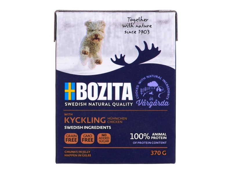 BOZITA Wet dog food Chunks in jelly Chicken 370 g DLZBZTKMP0017 – BOZITA Храна за котки
