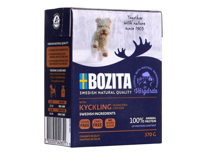 BOZITA Wet dog food Chunks in jelly Chicken 370 g DLZBZTKMP0017 – BOZITA Храна за котки