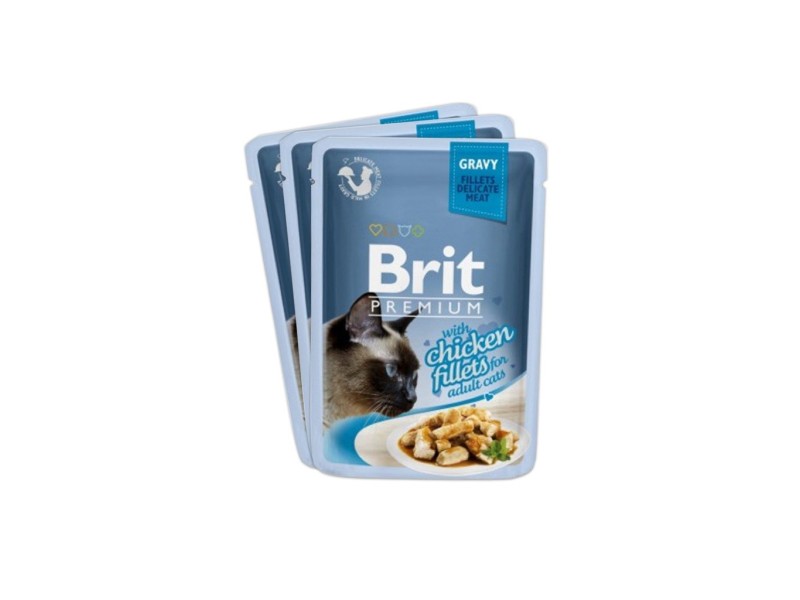 BRIT Premium Family Plate Mix of Flavors in Sauce - wet food for cats - 12x85g DLKRITKAM0043 – Brit Храна за котки