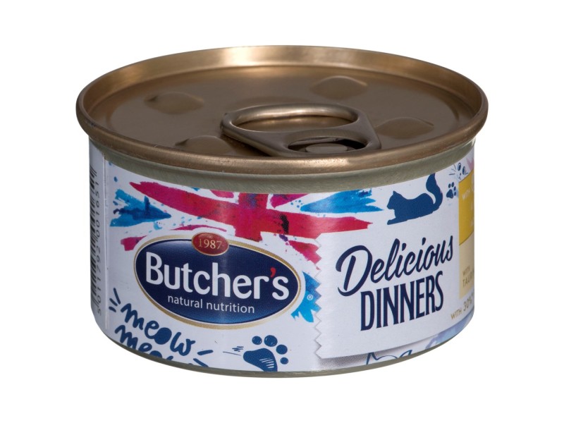 BUTCHERS Delicious Dinners Chicken with turkey - wet cat food - 85 g DLZBHRKMK0011 – Butchers Храна за котки