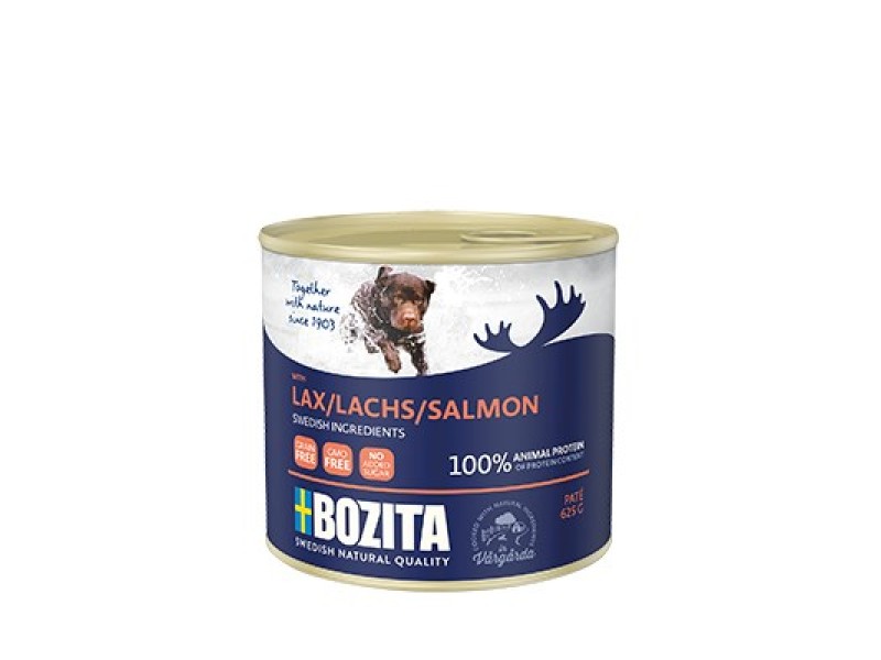 Bozita 05164 dogs moist food Salmon Adult 625 g DLZBZTKMP0010 – BOZITA Храна за котки