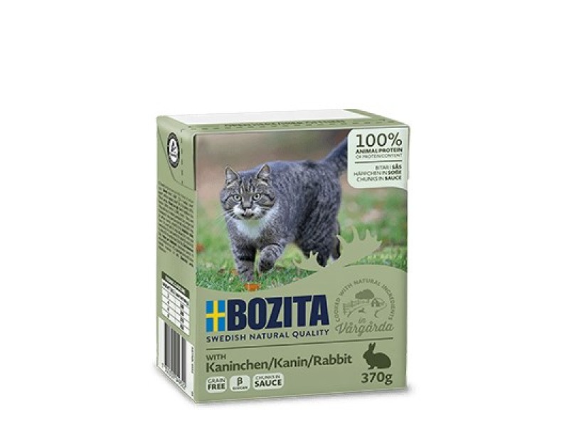 Bozita CHUNKS IN SAUCE WITH RABBIT DLZBZTKMK0010 – BOZITA Храна за котки