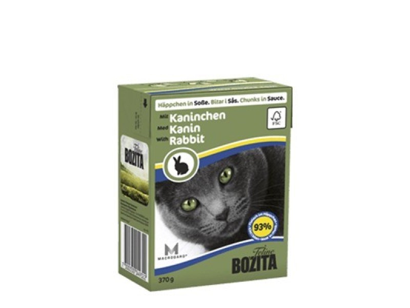 Bozita CHUNKS IN SAUCE WITH RABBIT DLZBZTKMK0010 – BOZITA Храна за котки
