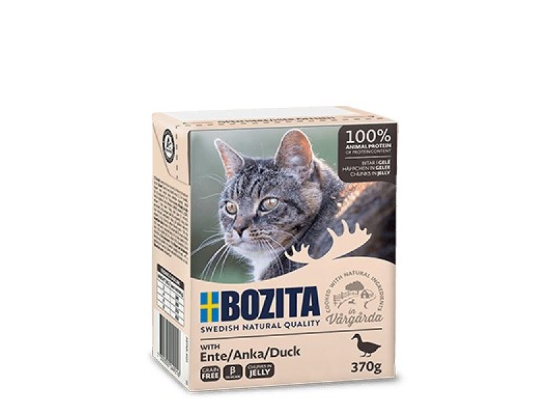 Bozita WITH DUCK – CHUNKS IN JELLY DLZBZTKMK0026 – BOZITA Храна за котки