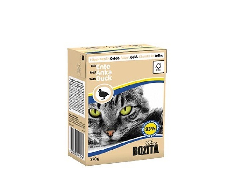 Bozita WITH DUCK – CHUNKS IN JELLY DLZBZTKMK0026 – BOZITA Храна за котки