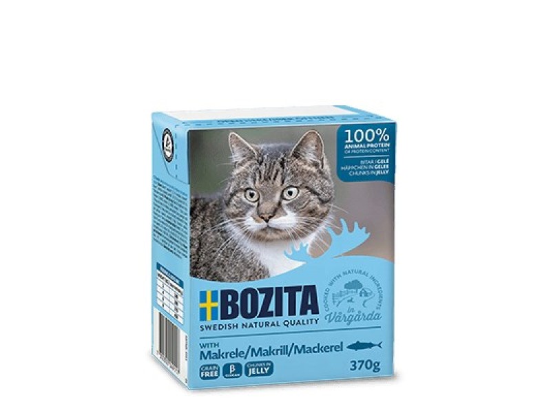 Bozita WITH MACKEREL – CHUNKS IN JELLY DLZBZTKMK0023 – BOZITA Храна за котки