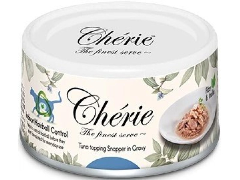 CHERIE Indoor Hairball Control Mixed Flavors with Tuna in Gravy - Wet Cat Food - 24x80g DLKCEIKAM0020 –  Храна за котки