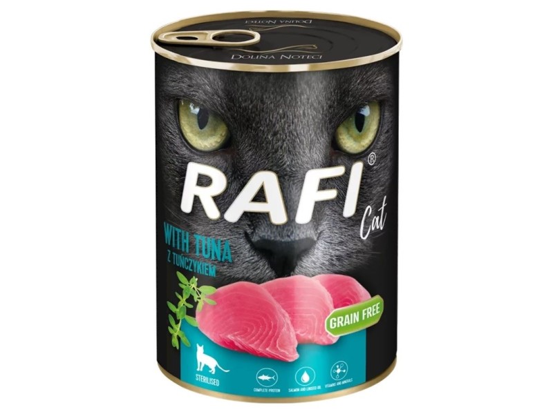 DOLINA NOTECI Rafi Cat Adult with tuna - wet cat food - 400g 11801460 – DOLINA NOTECI Храна за котки