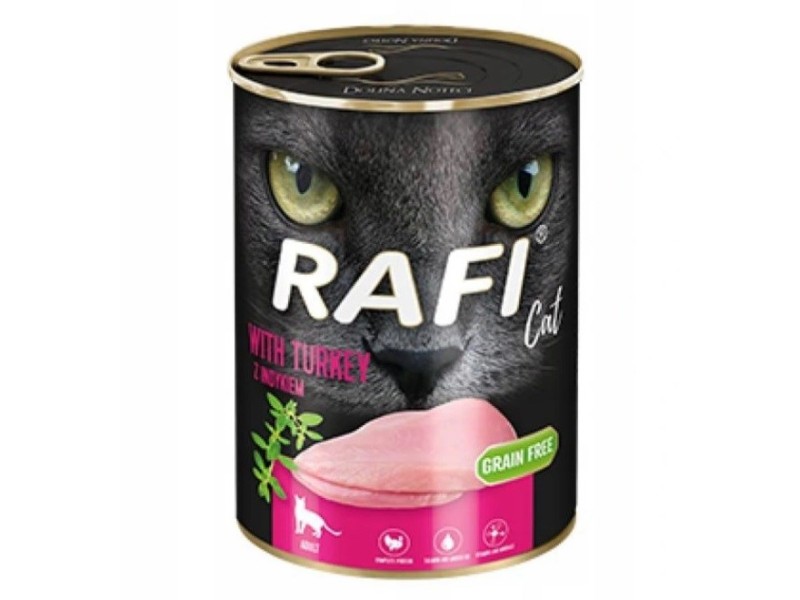 Dolina Noteci Rafi with turkey - wet cat food - 400g DLZDNTKMK0008 – DOLINA NOTECI Храна за котки