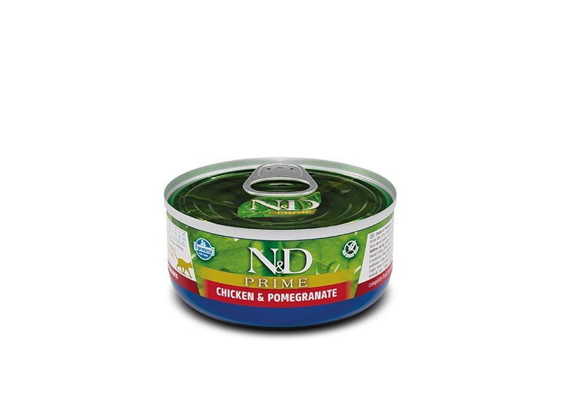 FARMINA N&D CAT PRIME CHICKEN&POMEGRANATE ADULT 70g PND080009 – Farmina Храна за котки