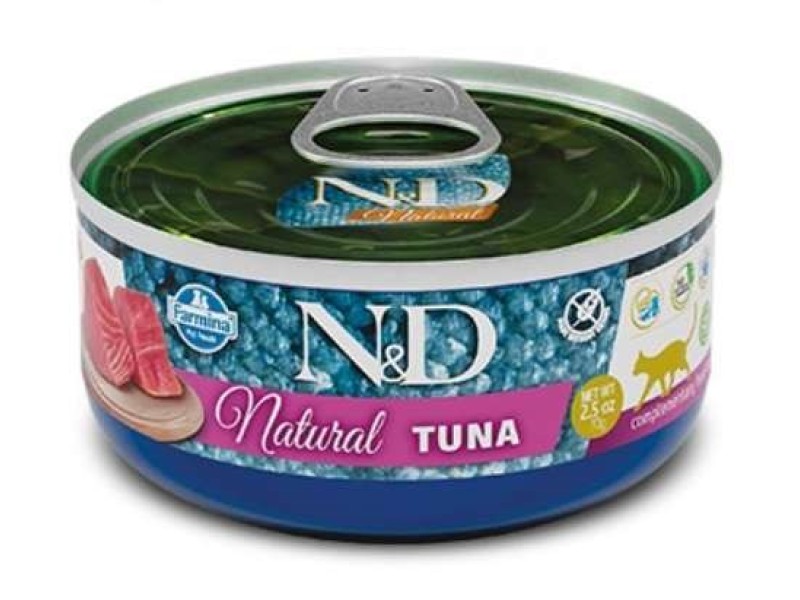 FARMINA N&D Cat Natural Tuna - wet cat food - 70 g PND080134 – Farmina Храна за котки