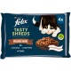 FELIX Tasty Shreds with duck and turkey - 4x 80g DLZPUIKMK0087 – PURINA NESTLE Храна за котки
