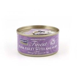 FISH4CATS Tuna fillet with anchovy - wet cat food - 70g
