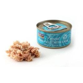 FISH4CATS Tuna fillet with crab - wet cat food - 70g