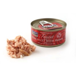 FISH4CATS Tuna fillet with prawn - wet cat food - 70g