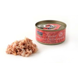 FISH4DOGS Tuna fillet with salmon - wet cat food - 70g