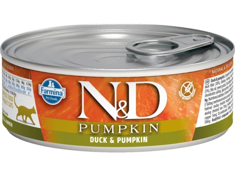 Farmina N&D Cat Duck & Pumpkin  70g PND080013 – Farmina Храна за котки