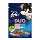 Felix Fantastic Duo with salmon and sardine in jelly - wet cat food - 85g DLZPUIKMK0074 – PURINA NESTLE Храна за котки