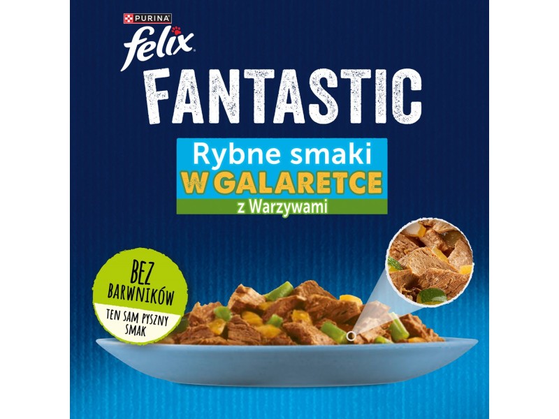 Felix Fantastic country flavors in jelly, salmon, trout with vegetables -(4x 85 g) DLZPUIKMK0079 – PURINA NESTLE Храна за котки