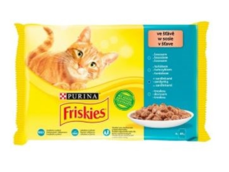 Friskies Fish Mix - wet cat food - 4x 85 g DLZPUIKDK0113 – PURINA NESTLE Храна за котки