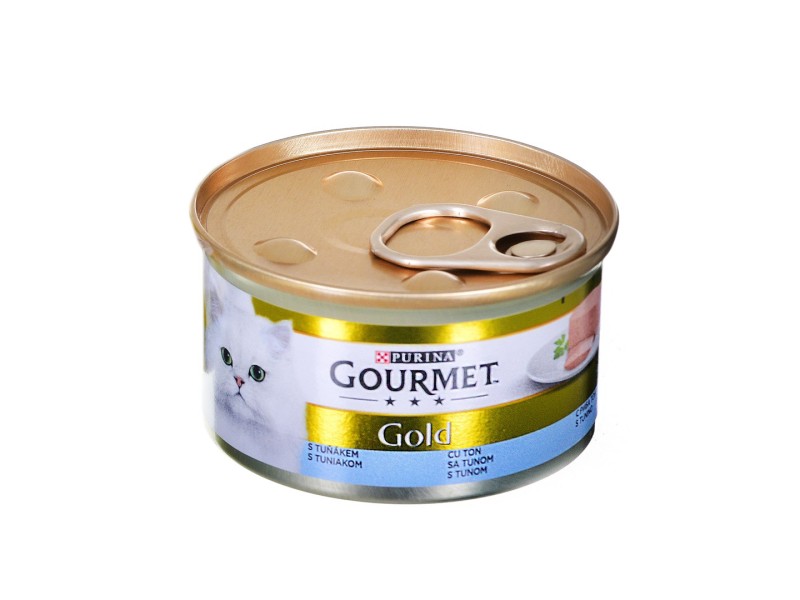 GOURMET GOLD - mousse with tuna 85g DLZPUIKMK0016 – PURINA NESTLE Храна за котки
