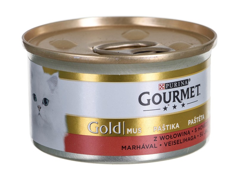 GOURMET Gold Beef - wet cat food - 85g DLZPUIKMK0017 – PURINA NESTLE Храна за котки
