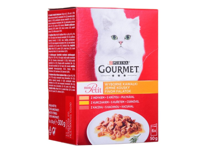 GOURMET Mon Petit Poultry Mix - wet cat food - 6 x 50 g GOURMET Mon Petit Poultry Mix - wet cat food - 6 x 50 g DLZPUIKDK0078 – PURINA NESTLE Храна за котки