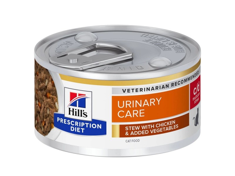 HILLS Feline c/d Urinary Care Stew with Chicken - wet cat food - 82 g DLZHLSKMK0058 – Hills Храна за котки