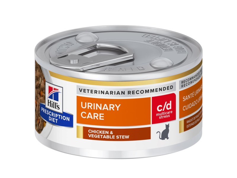 HILLS PD Feline c/d Urinary Stress Stews - wet cat food - 82 g DLZHLSKMK0033 – Hills Храна за котки