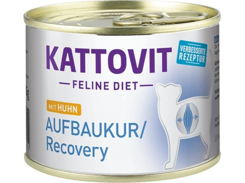 KATTOVIT Feline Diet Aufbaukur Recovery - wet cat food - 185g DLKKTTKAM0001 – KATTOVIT Храна за котки