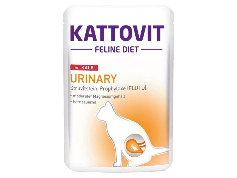 KATTOVIT Feline Diet Urinary Veal - wet cat food - 85g DLKKTTPRZ0021 – KATTOVIT Храна за котки