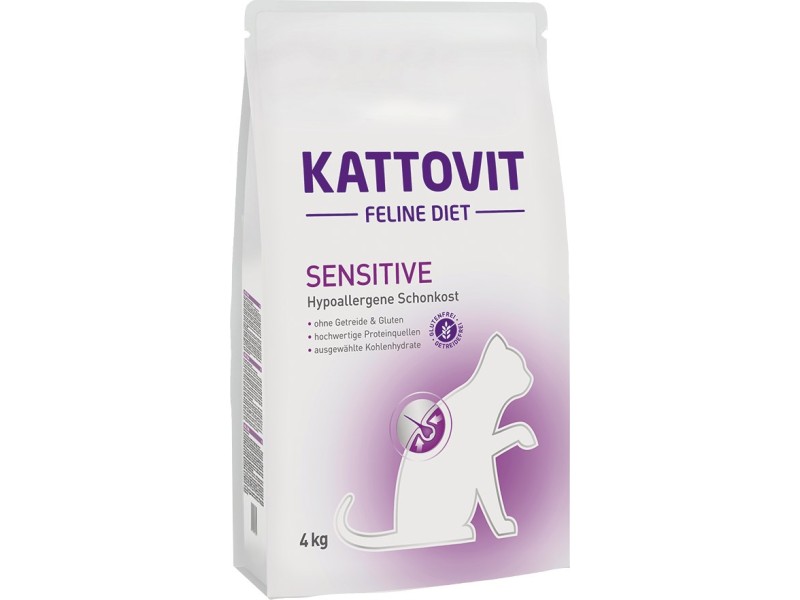 Kattovit Sensitive 4kg cats dry food Adult DLZKTTKMK0006 – KATTOVIT Храна за котки