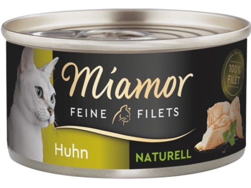 MIAMOR Feine Filets Naturell Chicken - wet cat food - 80g DLZMMRKMK0038 – Miamor Храна за котки