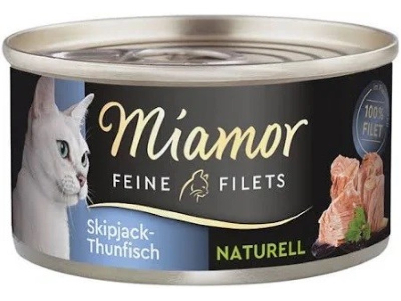 MIAMOR Feine Filets Naturell Tuna - wet cat food - 80g DLZMMRKMK0041 – Miamor Храна за котки