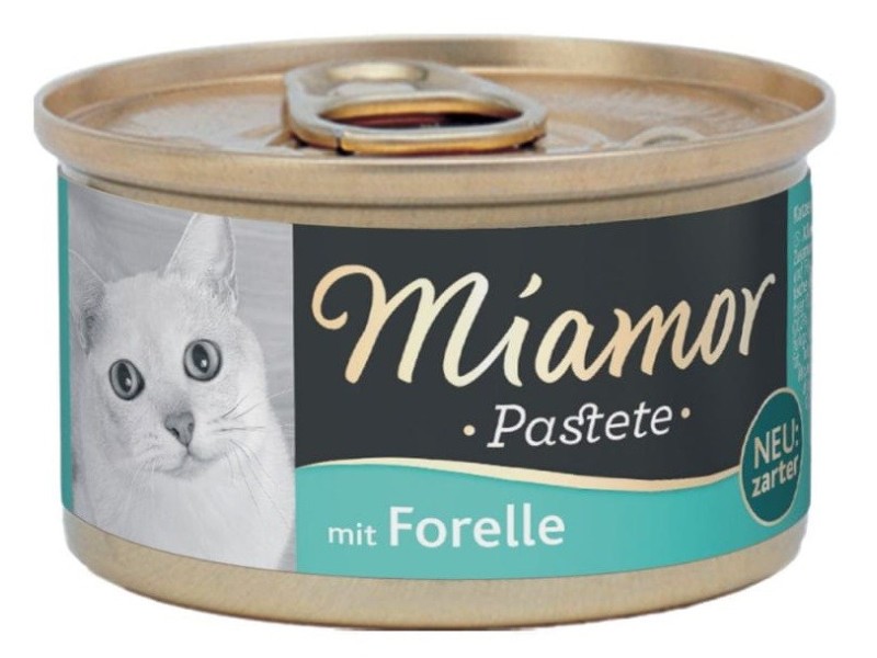 MIAMOR Pastete Trout - wet cat food - 85g DLZMMRKMK0013 – Miamor Храна за котки