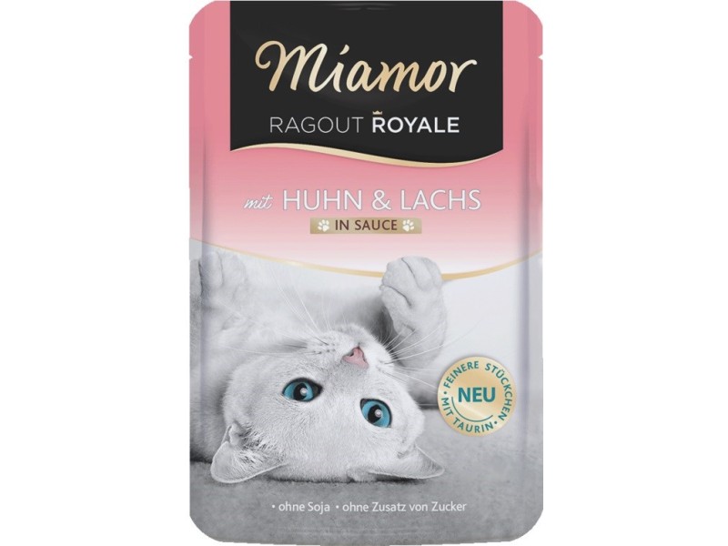 MIAMOR Ragout Royale Chicken and salmon in sauce - wet cat food - 100g DLKMMRPRZ0007 – Miamor Храна за котки